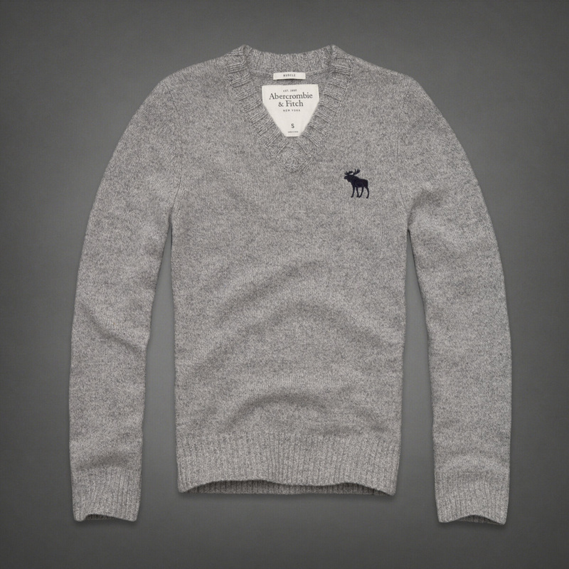 Abercrombie Fitch Hombres cuello en V Jersey AF6290